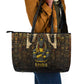 Anubis Egypt Leather Tote Bag Ancient Hieroglyph Pharaoh Spirit - African Pride