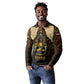 Anubis Egypt Long Sleeve Polo Shirt Ancient Hieroglyph Pharaoh Spirit - African Pride