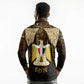 Anubis Egypt Long Sleeve Polo Shirt Ancient Hieroglyph Pharaoh Spirit - African Pride