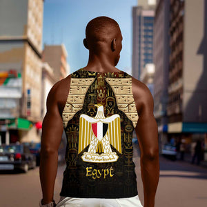 Anubis Egypt Men Tank Top Ancient Hieroglyph Pharaoh Spirit - African Pride