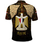 Anubis Egypt Polo Shirt Ancient Hieroglyph Pharaoh Spirit - African Pride