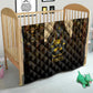 Anubis Egypt Quilt Ancient Hieroglyph Pharaoh Spirit - African Pride