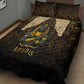 Anubis Egypt Quilt Bed Set Ancient Hieroglyph Pharaoh Spirit - African Pride