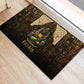 Anubis Egypt Rubber Doormat Ancient Hieroglyph Pharaoh Spirit - African Pride