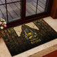 Anubis Egypt Rubber Doormat Ancient Hieroglyph Pharaoh Spirit - African Pride