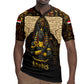 Anubis Egypt Rugby Jersey Ancient Hieroglyph Pharaoh Spirit - African Pride