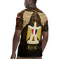 Anubis Egypt Rugby Jersey Ancient Hieroglyph Pharaoh Spirit - African Pride