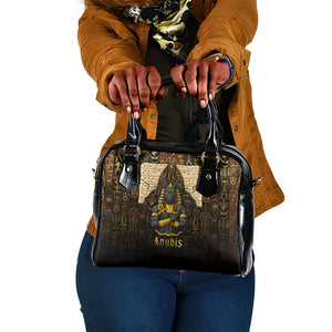 Anubis Egypt Shoulder Handbag Ancient Hieroglyph Pharaoh Spirit - African Pride