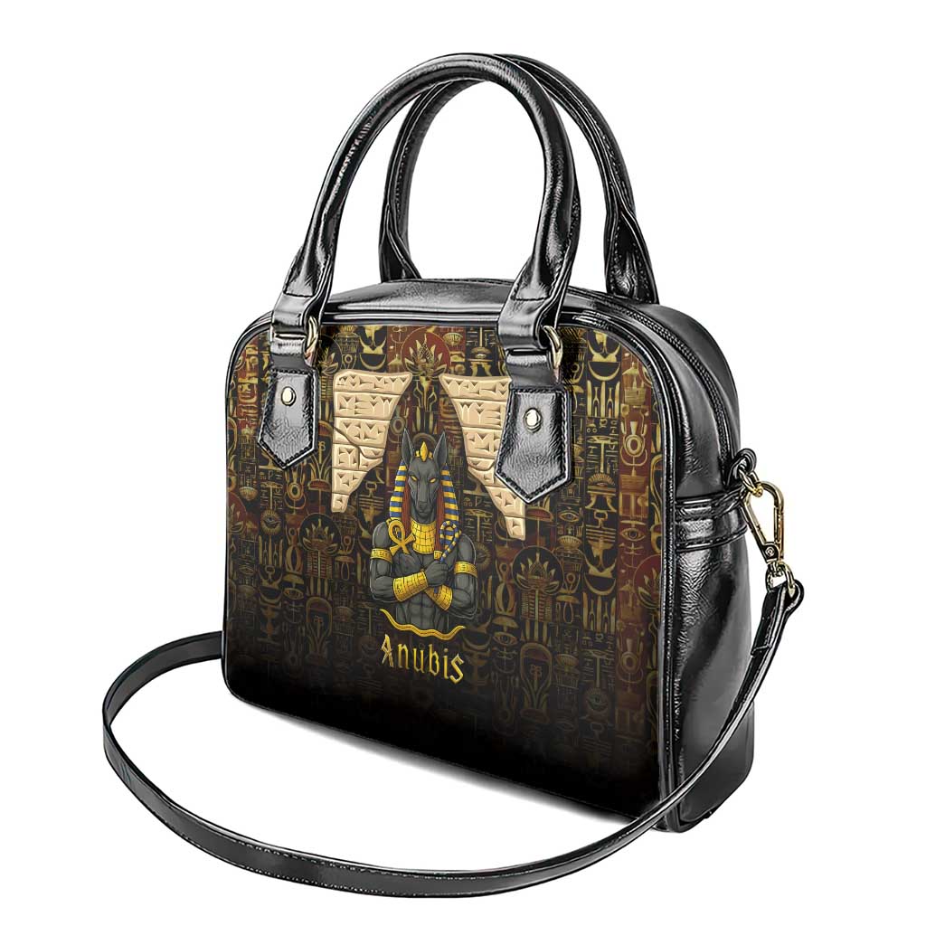 Anubis Egypt Shoulder Handbag Ancient Hieroglyph Pharaoh Spirit - African Pride