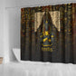 Anubis Egypt Shower Curtain Ancient Hieroglyph Pharaoh Spirit - African Pride