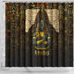 Anubis Egypt Shower Curtain Ancient Hieroglyph Pharaoh Spirit - African Pride