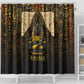 Anubis Egypt Shower Curtain Ancient Hieroglyph Pharaoh Spirit - African Pride