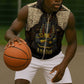 Anubis Egypt Sleeveless Zip Hoodie Ancient Hieroglyph Pharaoh Spirit - African Pride
