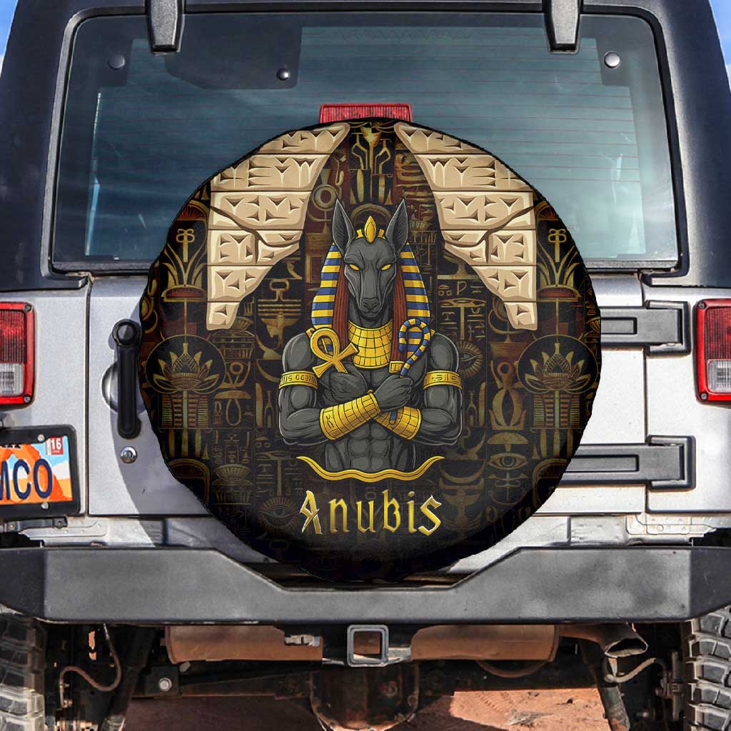 Anubis Egypt Spare Tire Cover Ancient Hieroglyph Pharaoh Spirit - African Pride
