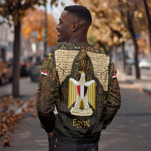 Anubis Egypt Sweatshirt Ancient Hieroglyph Pharaoh Spirit - African Pride