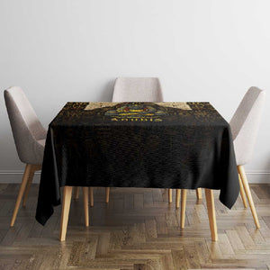 Anubis Egypt Tablecloth Ancient Hieroglyph Pharaoh Spirit - African Pride