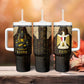 Anubis Egypt Tumbler With Handle Ancient Hieroglyph Pharaoh Spirit - African Pride