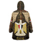 Anubis Egypt Wearable Blanket Hoodie Ancient Hieroglyph Pharaoh Spirit - African Pride