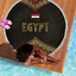 Ankh Eye of Horus Egypt Beach Blanket Ancient Black Gold Hieroglyph Spirit - African Pride