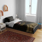 Ankh Eye of Horus Egypt Bedding Set Ancient Black Gold Hieroglyph Spirit - African Pride