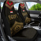 Ankh Eye of Horus Egypt Car Seat Cover Ancient Black Gold Hieroglyph Spirit - African Pride