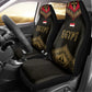 Ankh Eye of Horus Egypt Car Seat Cover Ancient Black Gold Hieroglyph Spirit - African Pride