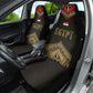 Ankh Eye of Horus Egypt Car Seat Cover Ancient Black Gold Hieroglyph Spirit - African Pride