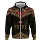 Ankh Eye of Horus Egypt Hoodie Ancient Black Gold Hieroglyph Spirit - African Pride