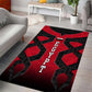 Egypt Flag Emblem Area Rug Red Black Bold Spirit - African Pride