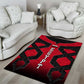Egypt Flag Emblem Area Rug Red Black Bold Spirit - African Pride