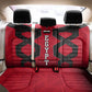 Egypt Flag Emblem Back Car Seat Cover Red Black Bold Spirit - African Pride