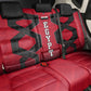 Egypt Flag Emblem Back Car Seat Cover Red Black Bold Spirit - African Pride