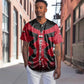 Egypt Flag Emblem Baseball Jersey Red Black Bold Spirit - African Pride