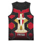 Egypt Flag Emblem Basketball Jersey Red Black Bold Spirit - African Pride
