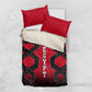 Egypt Flag Emblem Bedding Set Red Black Bold Spirit - African Pride