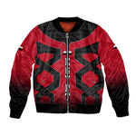 Egypt Flag Emblem Bomber Jacket Red Black Bold Spirit - African Pride