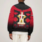 Egypt Flag Emblem Bomber Jacket Red Black Bold Spirit - African Pride