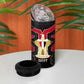 Egypt Flag Emblem 4 in 1 Can Cooler Tumbler Red Black Bold Spirit - African Pride