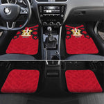 Egypt Flag Emblem Car Mats Red Black Bold Spirit - African Pride