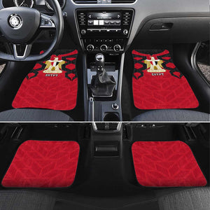 Egypt Flag Emblem Car Mats Red Black Bold Spirit - African Pride