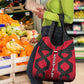 Egypt Flag Emblem Grocery Bag Red Black Bold Spirit - African Pride