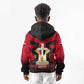 Egypt Flag Emblem Kid Hoodie Red Black Bold Spirit - African Pride