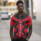 Egypt Flag Emblem Polo Shirt Red Black Bold Spirit - African Pride