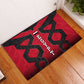 Egypt Flag Emblem Rubber Doormat Red Black Bold Spirit - African Pride