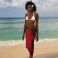 Egypt Flag Emblem Sarong Red Black Bold Spirit - African Pride