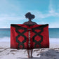 Egypt Flag Emblem Sarong Red Black Bold Spirit - African Pride