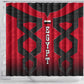 Egypt Flag Emblem Shower Curtain Red Black Bold Spirit - African Pride