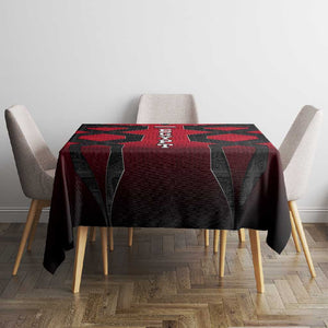 Egypt Flag Emblem Tablecloth Red Black Bold Spirit - African Pride
