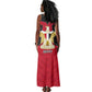 Egypt Flag Emblem Tank Maxi Dress Red Black Bold Spirit - African Pride