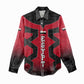 Egypt Flag Emblem Women Casual Shirt Red Black Bold Spirit - African Pride